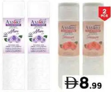 Amore Talcum Powder Fair White Assorted
