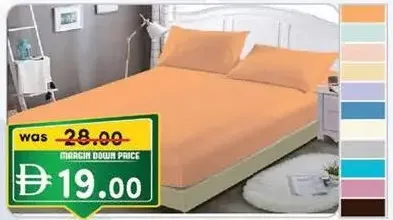 شرشف سرير ملبس مفرد نانو + غلاف وسادة