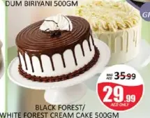 Black Forest/White Forest Cream Cake