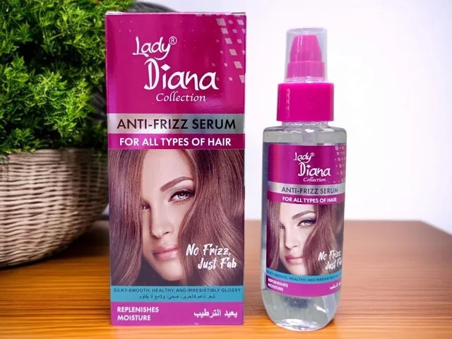 Lady Diana Anti-Frizz Hair Serum - Smooth & Shine Hair Treatment