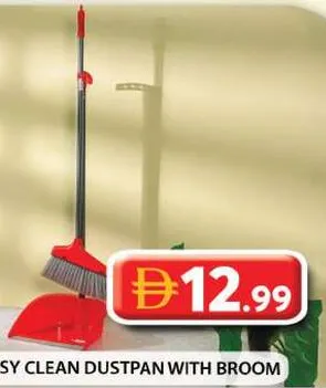 Easy Clean Dustpan With Broom