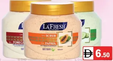 La Fresh Body & Face Scrub Assorted