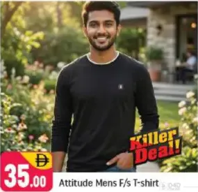 Attitude Mens F/s T-shirt