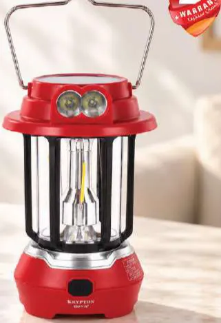 Krypton LED Emergency Lantern with Solar Panel KNE5187