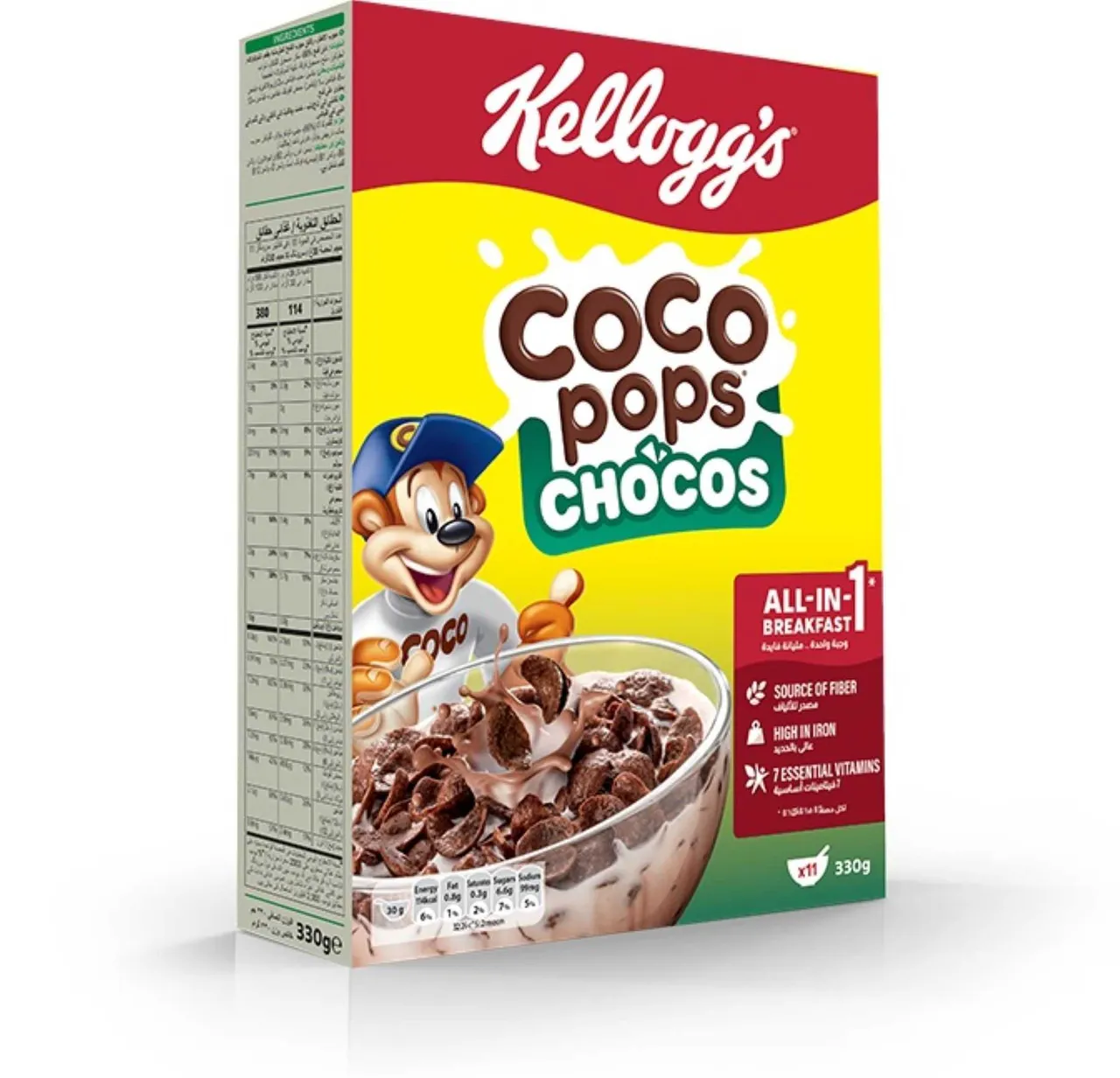 Kellogg'S كوكو بوبس شوكوس كيلوجز