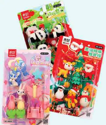 Fancy Eraser Set Assorted