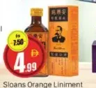 Sloans Liniment Oil Pain Killer Orange