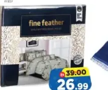 Fine Feather غطاء مرتبة مفرد