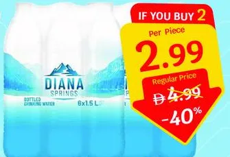 Diana Springs مياه ماي دبي
