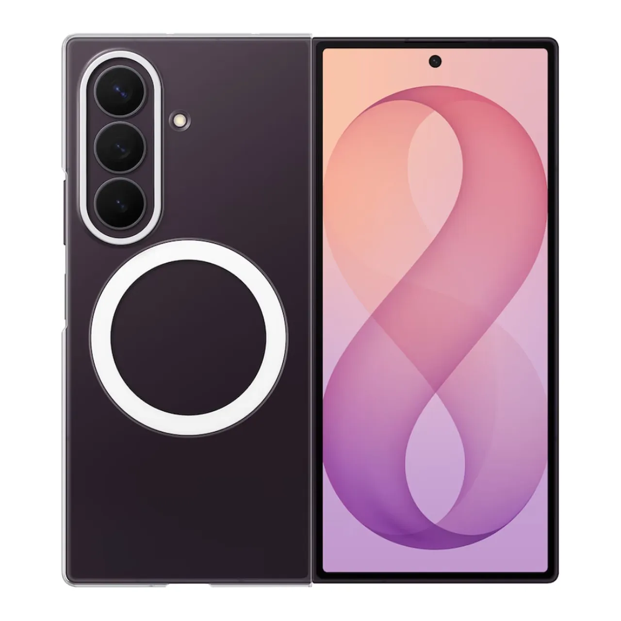 Samsung جراب مغناطيسي شفاف Galaxy Z Fold8، EF-CF976CTEGWW