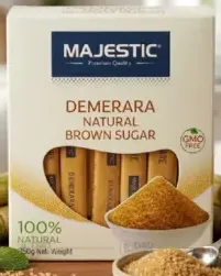 Majestic أعواد سكر بني ديميرارا