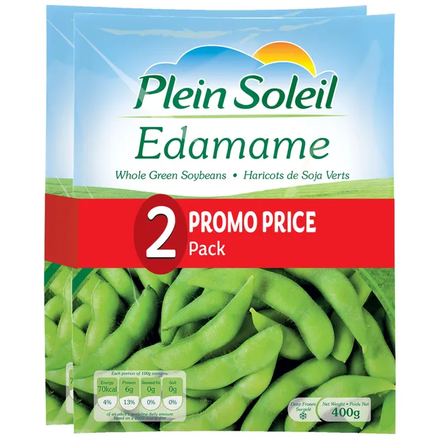 Plein Soleil Edamame Whole Green Soy Beans