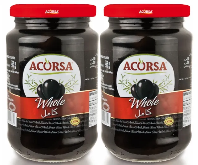 Acorsa Black Olives Twin Pack