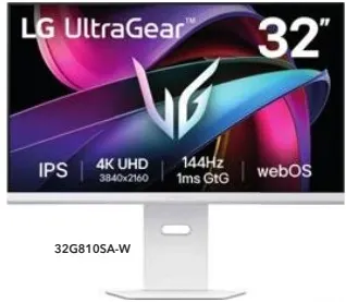 LG شاشة ألعاب Ultra Gear 32G810Sa-W
