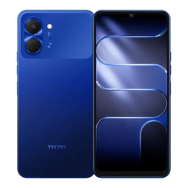 Tecno KN3 Spark Go3 4G Smartphone, 4 GB RAM, 128 GB Storage, Galaxy Blue