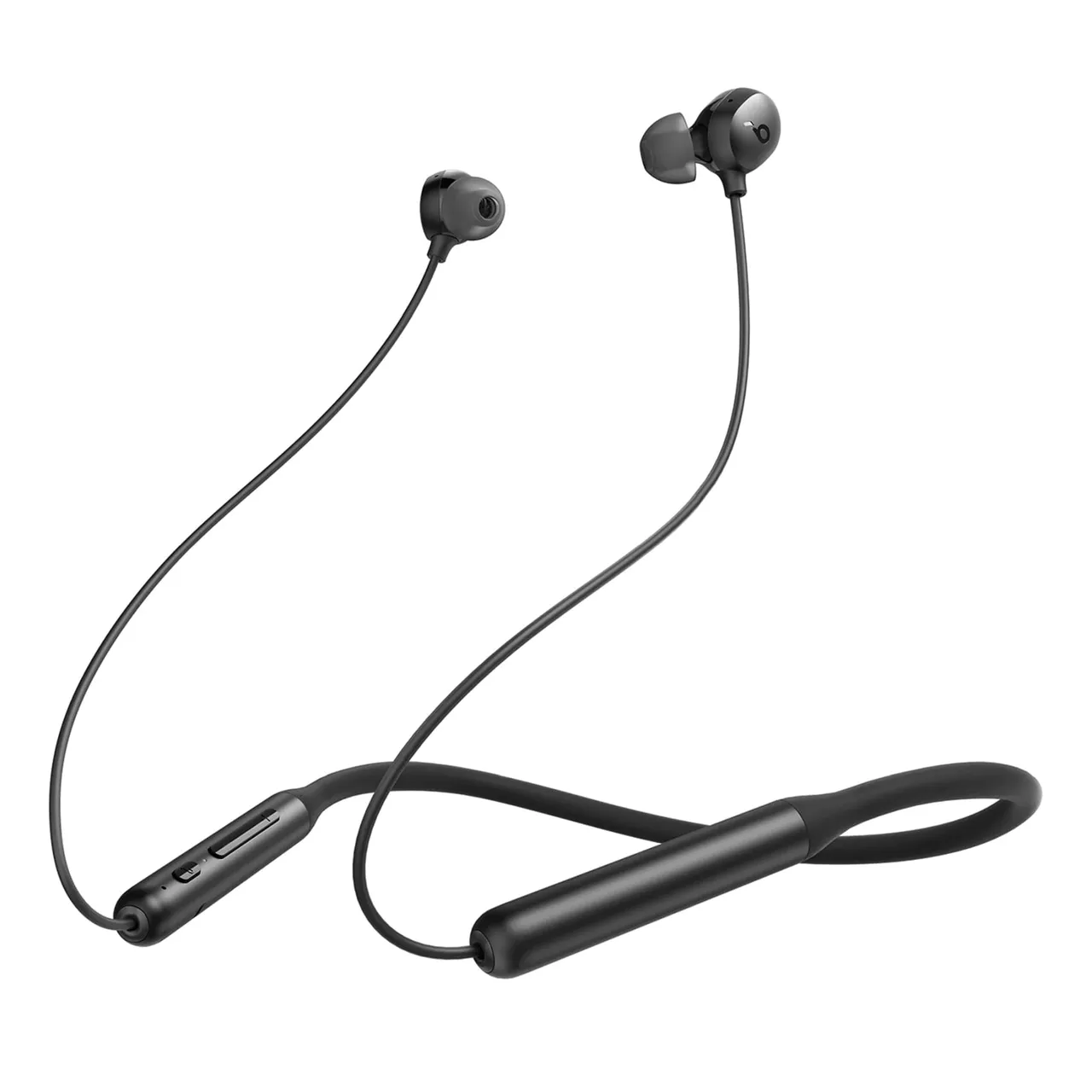 Anker سماعات بلوتوث حول الرقبة Soundcore R500 داخل الأذن مع شحن سريع، أسود