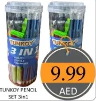 Tunkoy Pencil Set 3in1
