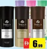 Yardley London Body Spray Assorted