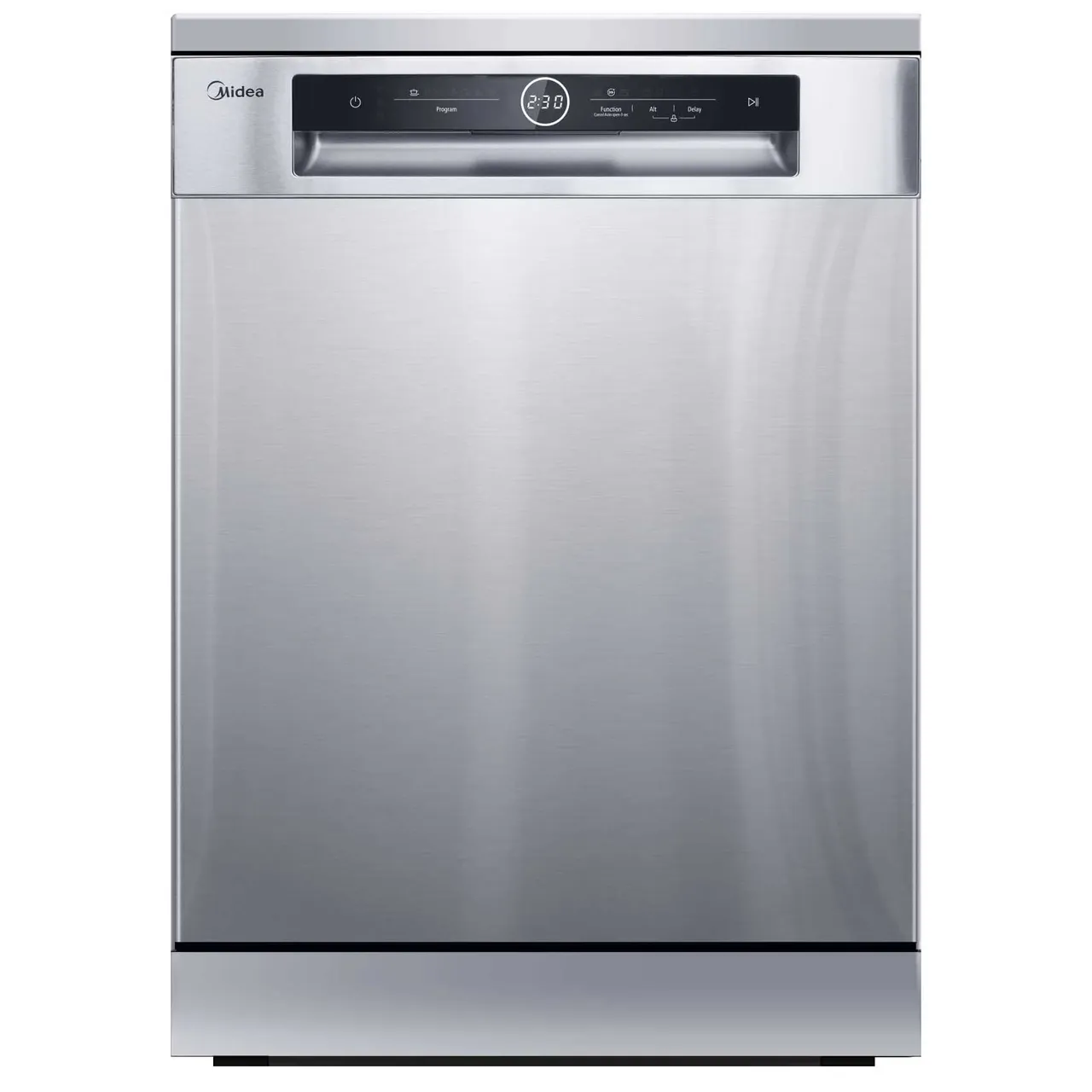 Midea غسالة أطباق قائمة بذاتها WQP15U7635SS، أبيض