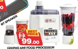Geepas محضرة طعام 4in1