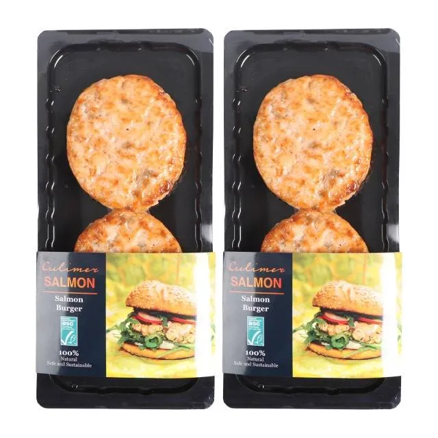 Culimer Salmon Burgers Jalapeno & Cheese