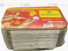 Shalimar حاوية ألمنيوم + أغطية 8389