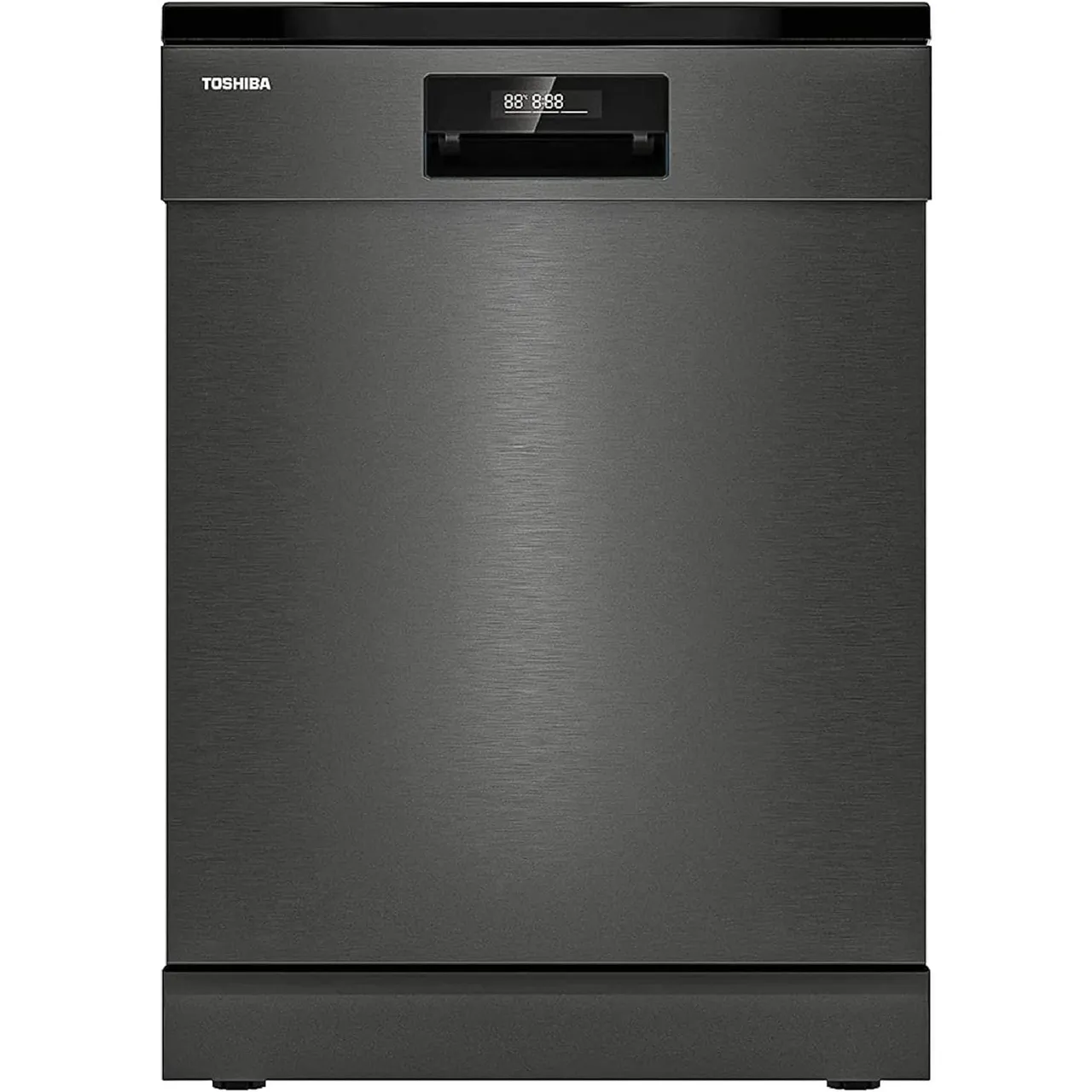 Toshiba غسالة صحون 15 طقم 3 سلة، Origin Inverter، 8 برامج، 4 وظائف، أسود DW-15F3ME(BS)