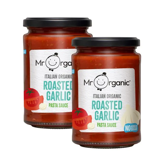 Mr Organic Pasta Sauce Roasted Garlic