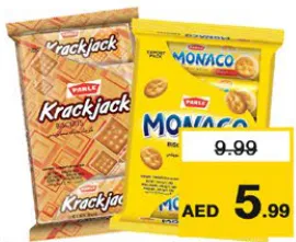 Monaco Classic Biscuit/Parle Krack Jack Biscuit