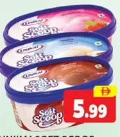 Unikai Soft Scoop Vanilla/Strawberry/Chocolate