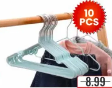 Non-Slip Metal Clothes Hangers
