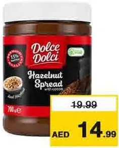 Dolce Dolci Hazelnut Spread Cocoa