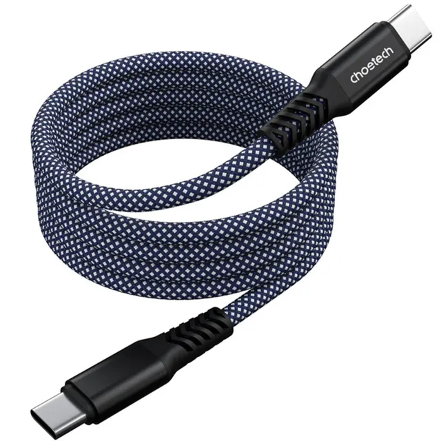Choetech 100W Magnetic USB-C to USB-C Cable, 1m, Blue, XCC-1081