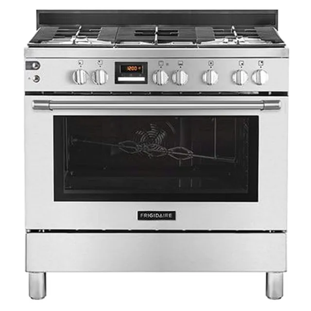 Frigidaire 90x60cm Stainless Steel Gas Cooker With Oven FNGN90JGBS Silver