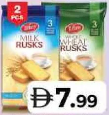 Tiffany Milk/Wheat Rusk