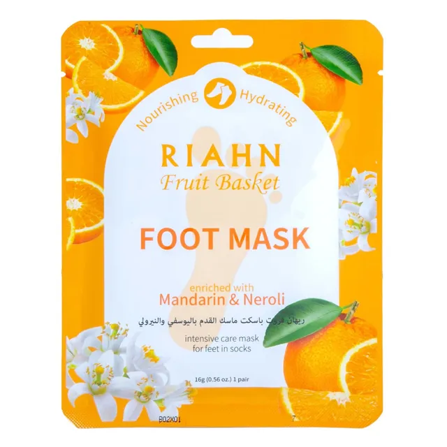 Riahn Fruit Basket Mandarin & Neroli Foot Mask