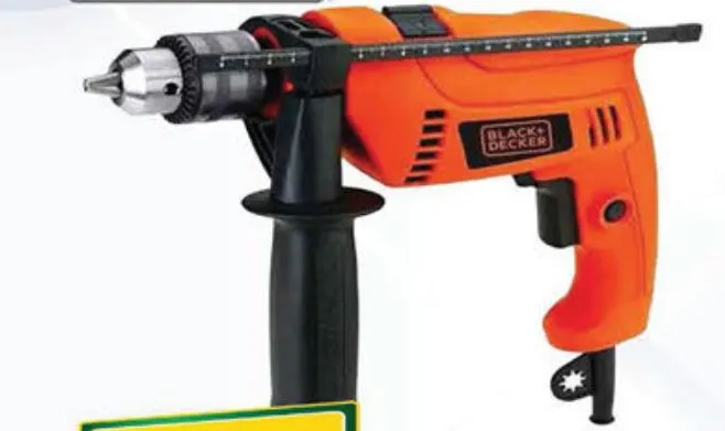 Black+Decker مثقاب يدوي كهربائي بلاك اند ديكر