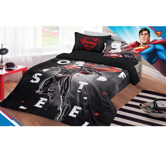 Superman 4 pcs Kids Comforter Set, S25