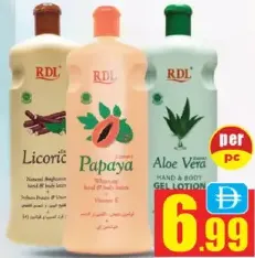 RDL Body Lotion Assorted