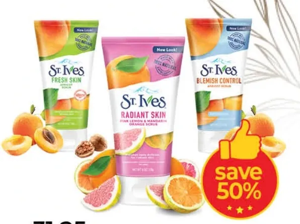 St.Ives مقشر وجه مشكل للقطعة