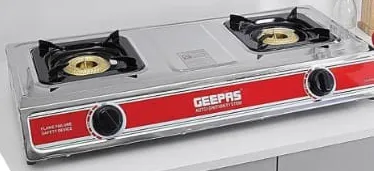 Geepas S/S Double Gas Burner GGC31033