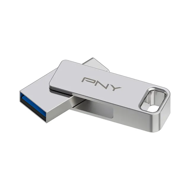 Pny DUO LINK 128 GB Dual Flash Drive, USB 3.2 Type-C