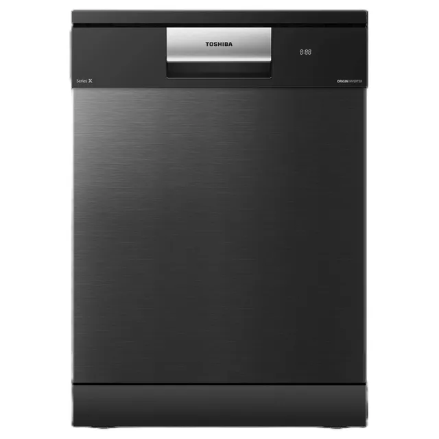 Toshiba 16 Place Settings Series X Free Standing Dishwasher, DW-16F1ME(G)-G, Grey
