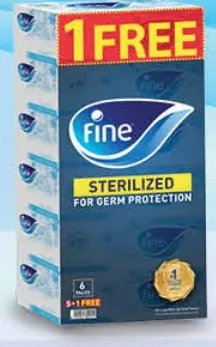 Fine Facial Tissue Classic 2 Ply - 6 x 170 Sheet