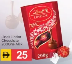 Lindt Lindor Milk Chocolate Truffles