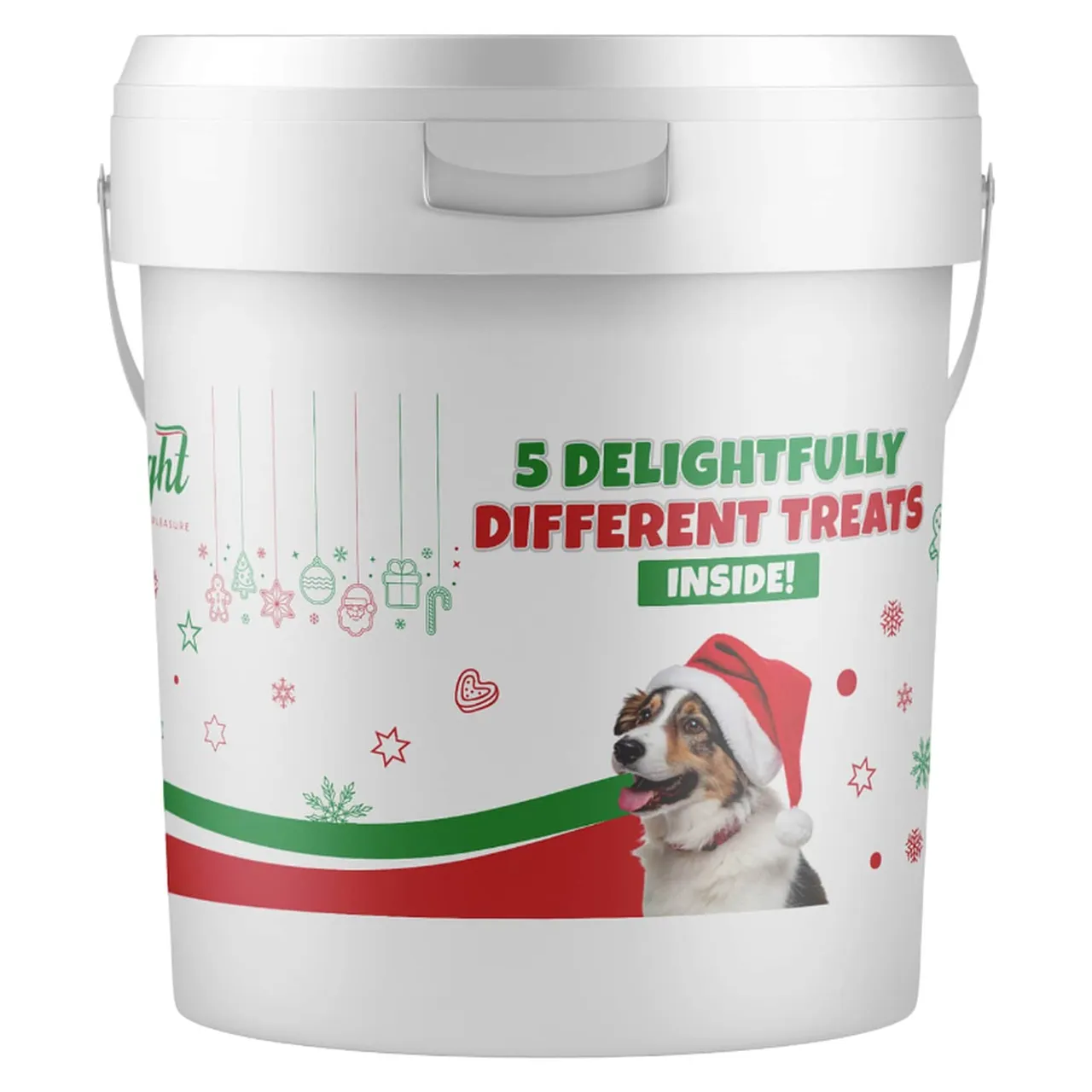 Delight بسكويت مكافآت جاف مخبوز للكلاب، طعام حيوانات أليفة، 5 أشكال بنكهات متنوعة للكلاب
