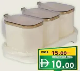 Kitchenette Spice Container Rack Set KN4108