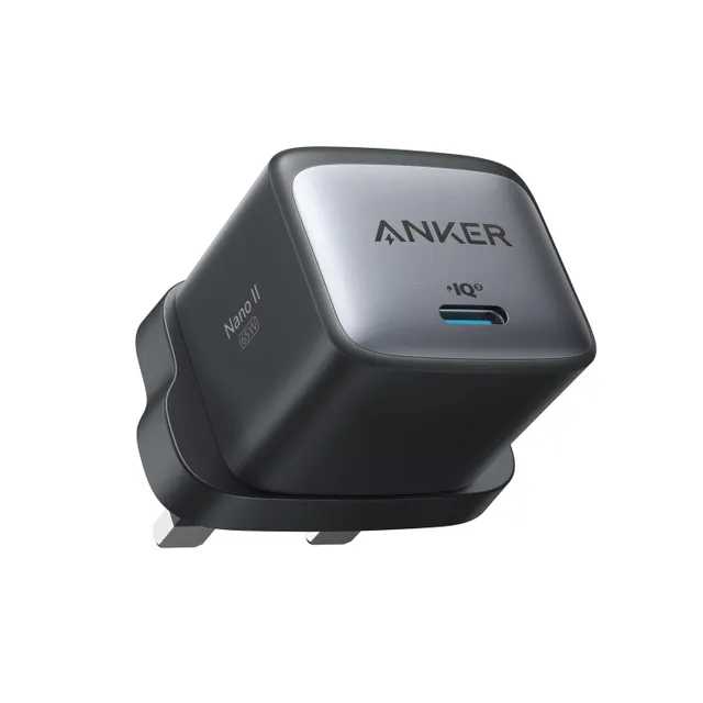 Anker 715 Charger Adapter, (Nano II) 65W, Black, A2663K11