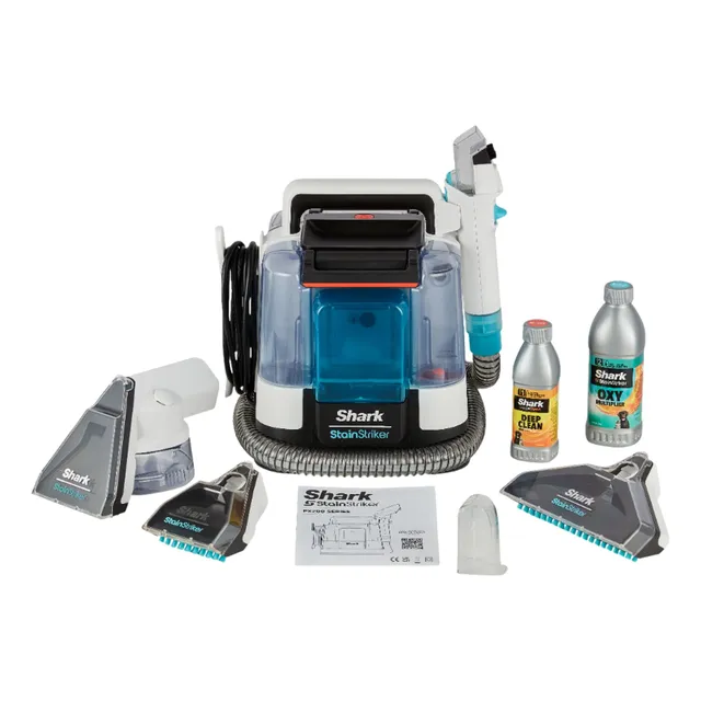 Shark Stain Striker Carpet and Spot Cleaner PX200MET, 450 W, White, Powerful suction