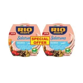 Rio Mare كينوا Salatuna مع الحمص والجزر والفاصوليا الخضراء